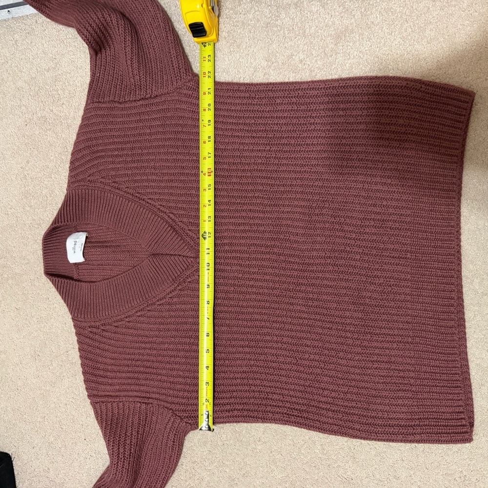 Wilfred relaxed V-Neck oversized Sweater belize merino wool size 1 vvguc - Picture 6 of 7